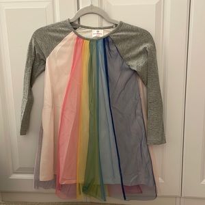 hanna andersson tutu rainbow dress sz 120 or 6/7
